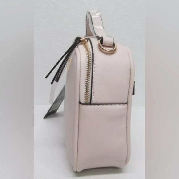 Vanessa Williams Lush Saffiano Leather Crossbody Camera Bag Off White NWT $99 - Picture 4 of 9